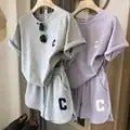 2 Pcs/Set Chic Women Swimwear Pure Colors Simple Quick Dry Backless Bikini Set
