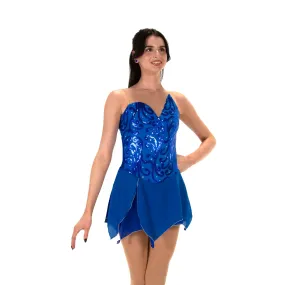542 Figure Skating Sequin Splash Dress