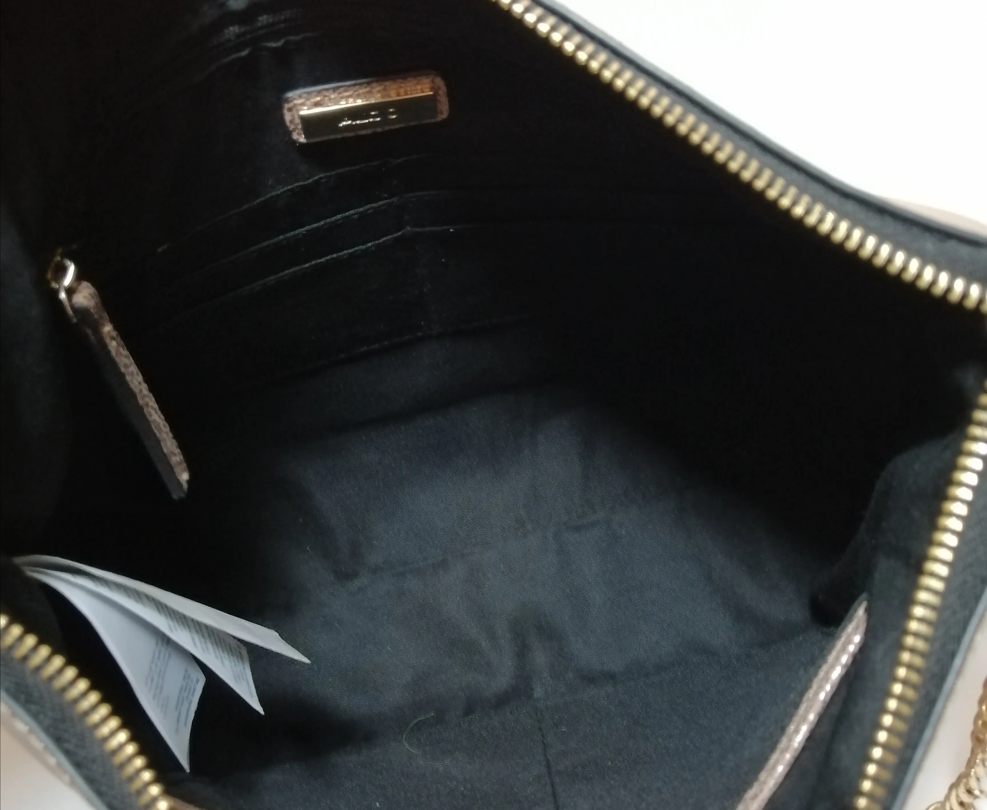 ALDO Rose Gold Pebbled Leather Bag | Like New |