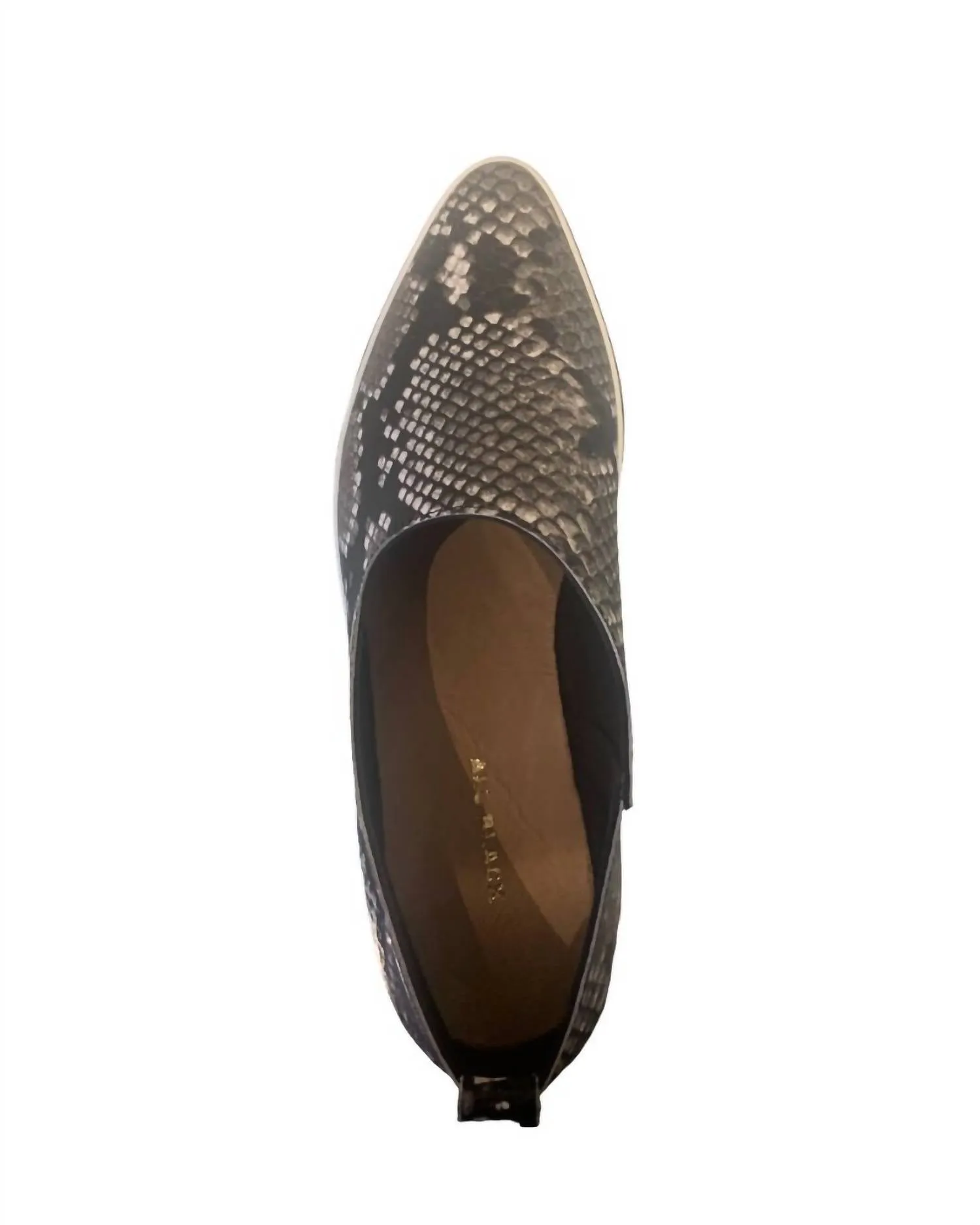 All Black - Women's Side Scoop Sneaker
