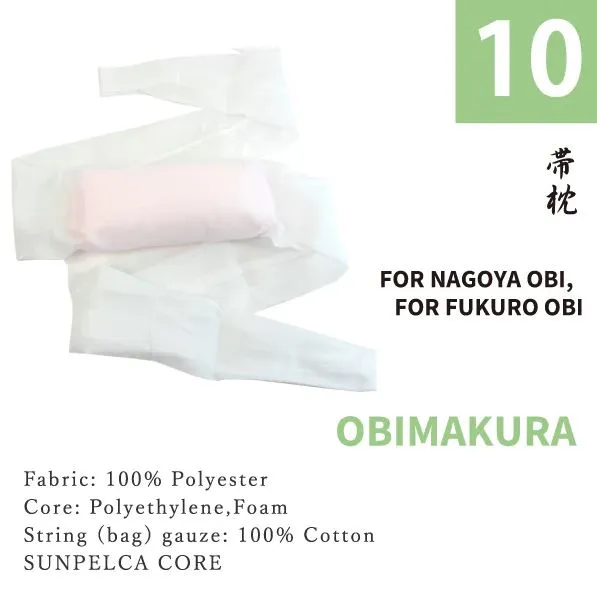 Authentic Women's Japanese Kimono Dressing Essential Set 10 Items, Size: M, L