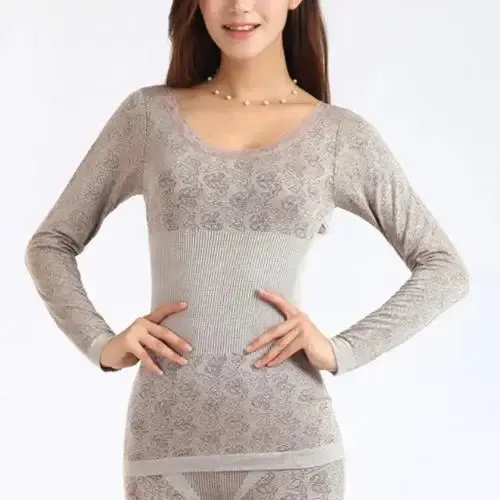 BAOUME lace Thermal Underwear Set - Women's