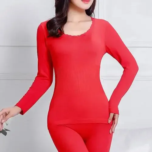 BAOUME lace Thermal Underwear Set - Women's