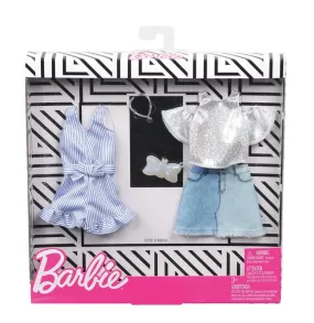 Barbie Fashion 2 Pack Overall & Jean Skirt