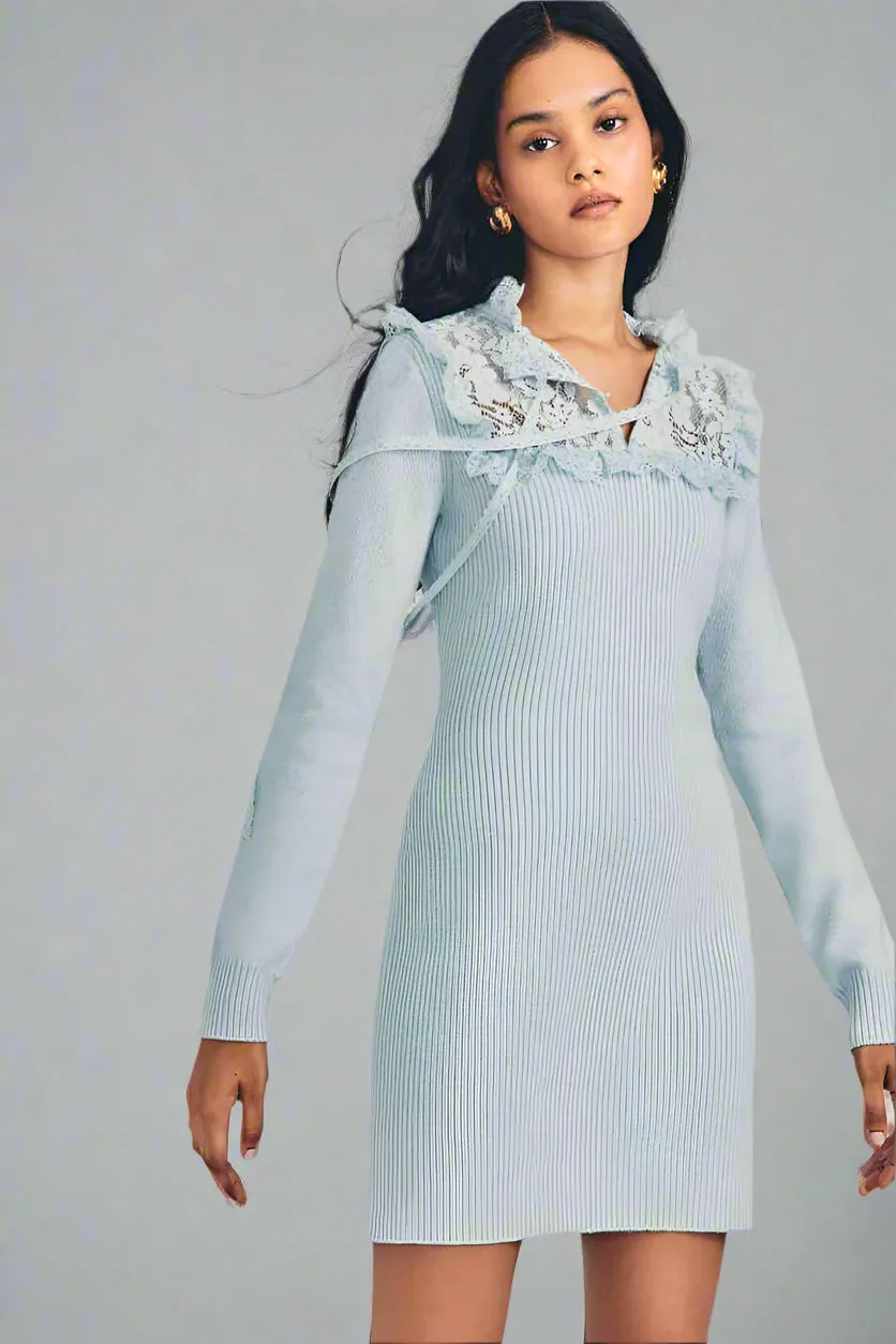 Bellini Dress in Blue Vespar