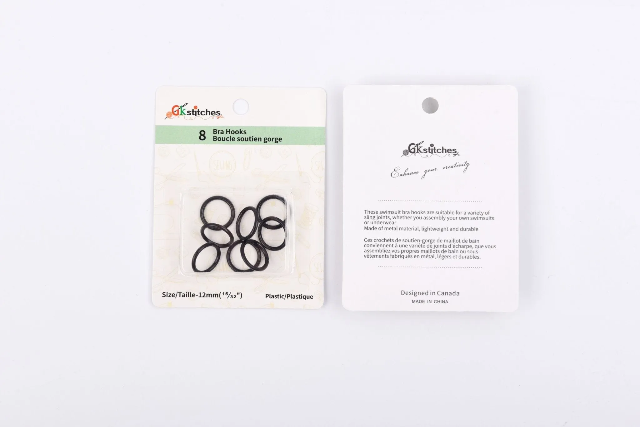 Bra Ring Hooks - 12mm