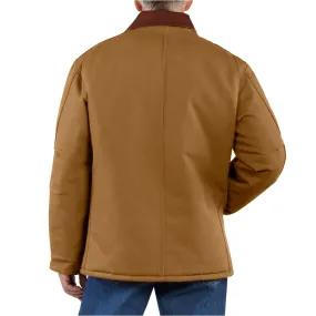 C003 Loose Fit Firm Duck Insulated Traditional Coat - BRN-Carhartt Brown | Carhartt 106674