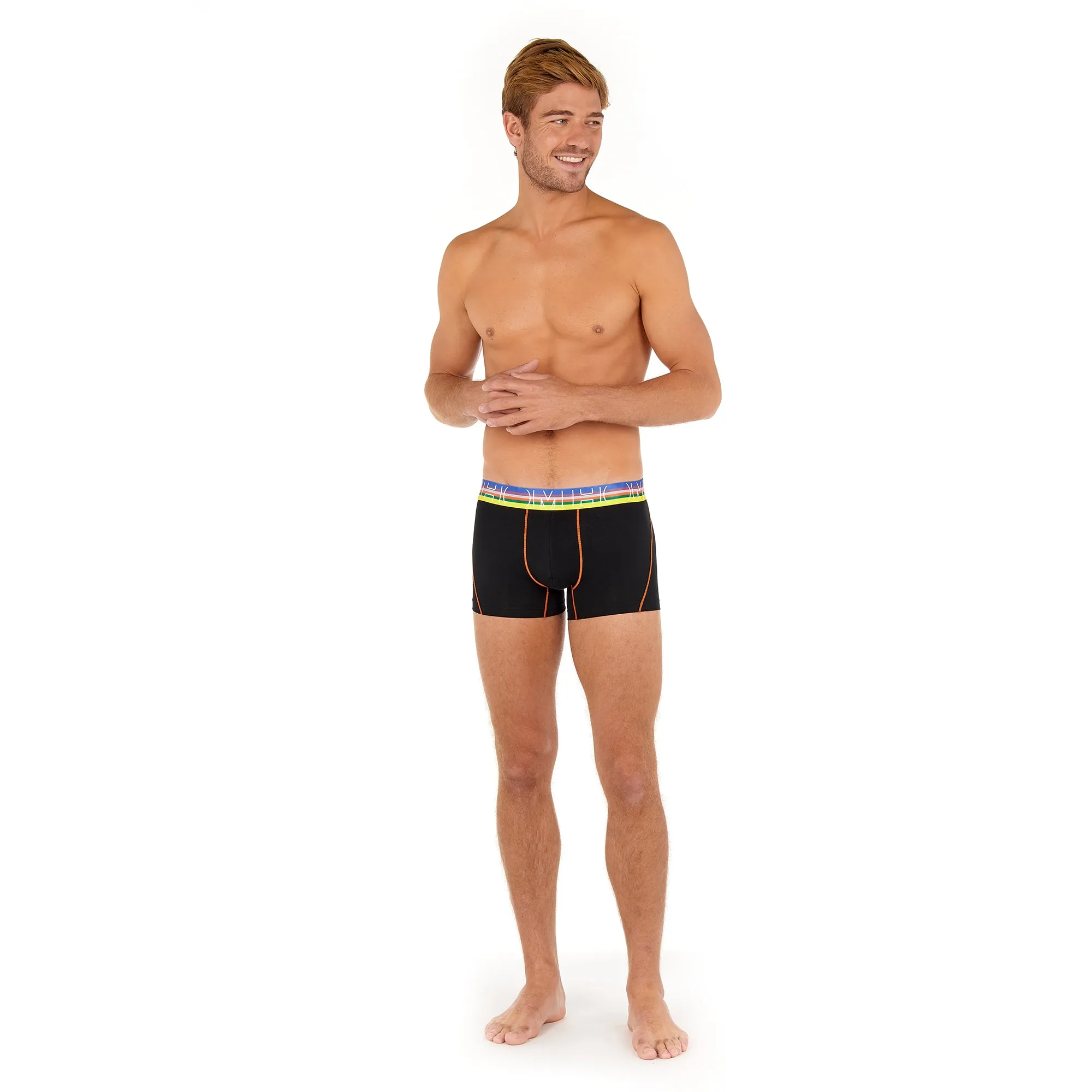 Carl #2 Boxer Briefs 2-Pack | Black/Bright Blue 402435-D048