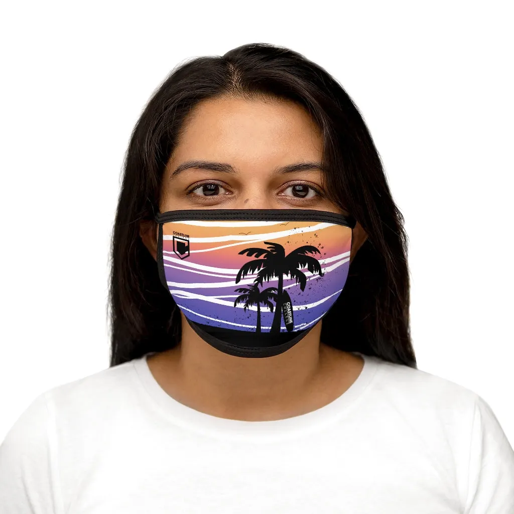 Coastline Summertime Sunset Mixed-Fabric Face Mask