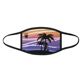 Coastline Summertime Sunset Mixed-Fabric Face Mask