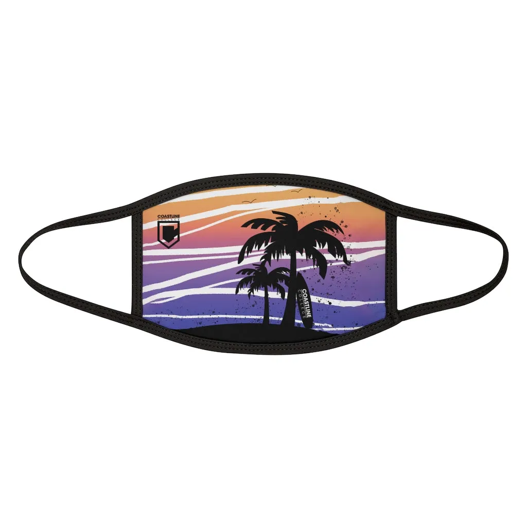 Coastline Summertime Sunset Mixed-Fabric Face Mask
