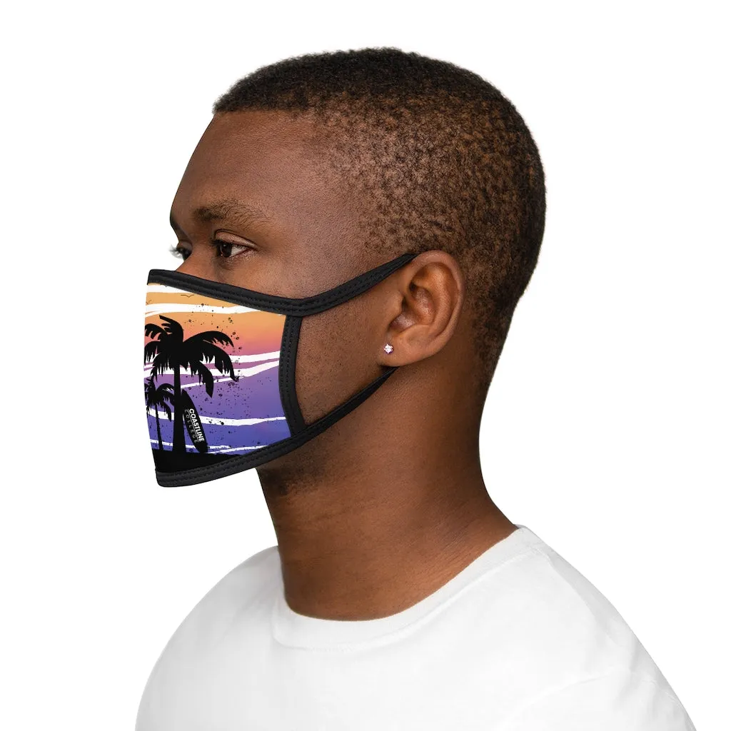 Coastline Summertime Sunset Mixed-Fabric Face Mask