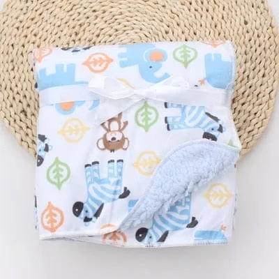 Cute Patterned Ultra-Soft Fleece Blanket