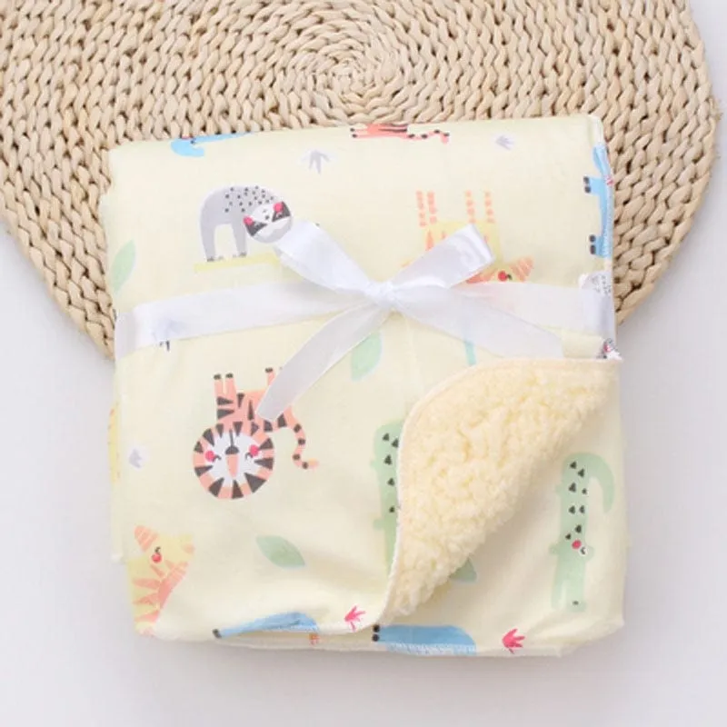 Cute Patterned Ultra-Soft Fleece Blanket