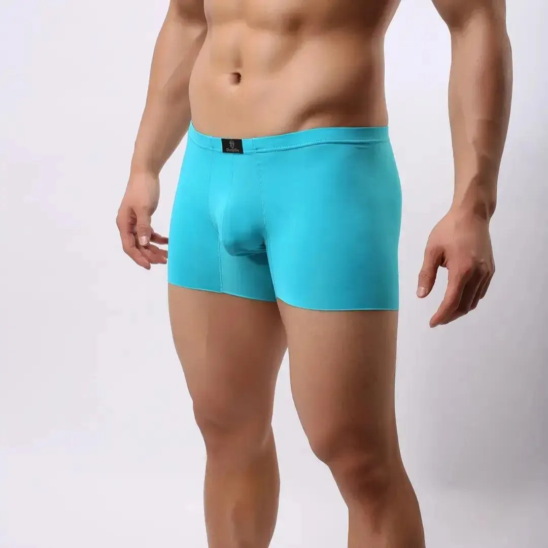 DomiGe Men's Mid-Waist Boxer Briefs Stylish Underwear for Men