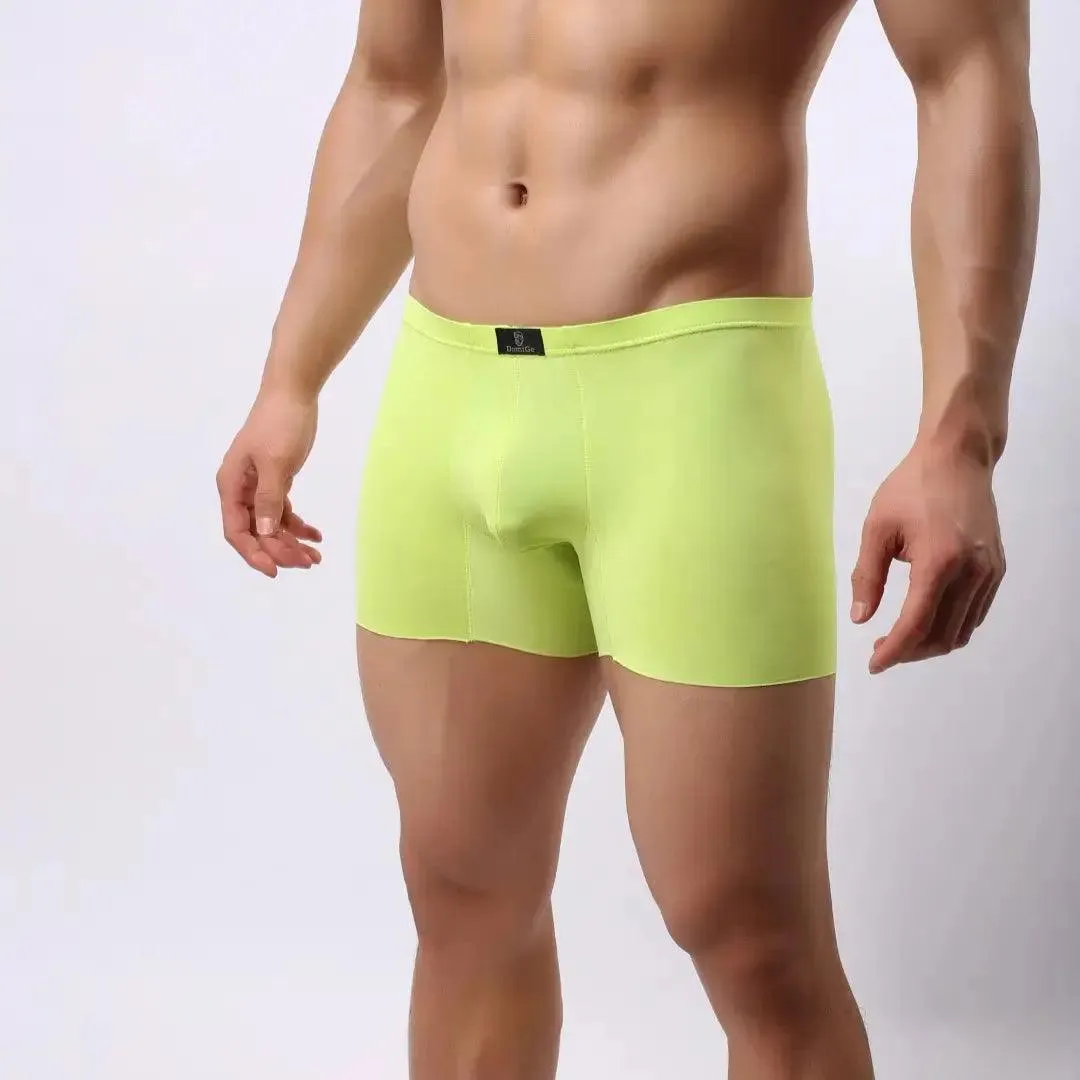 DomiGe Men's Mid-Waist Boxer Briefs Stylish Underwear for Men