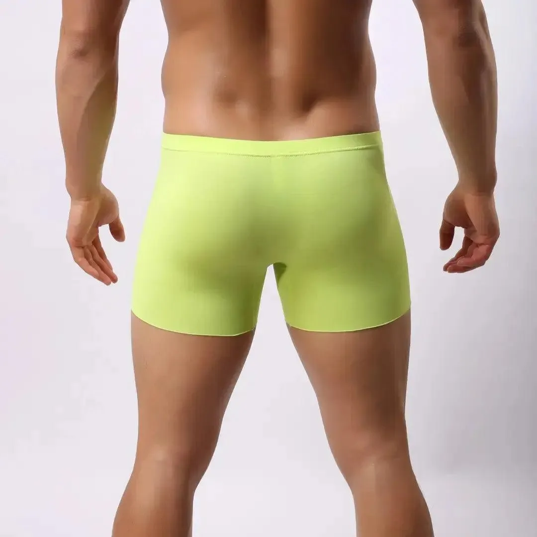 DomiGe Men's Mid-Waist Boxer Briefs Stylish Underwear for Men