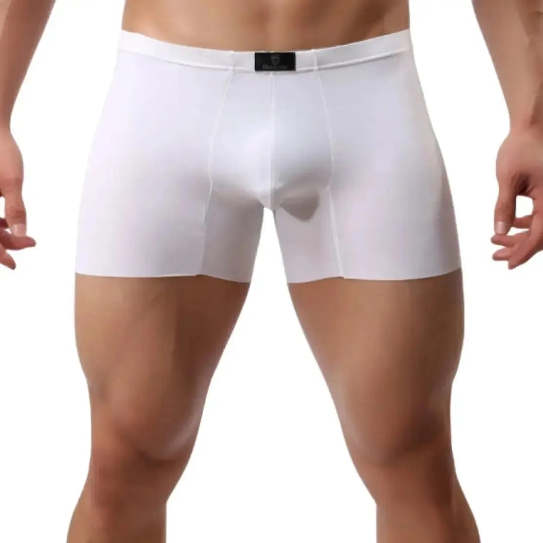 DomiGe Men's Mid-Waist Boxer Briefs Stylish Underwear for Men