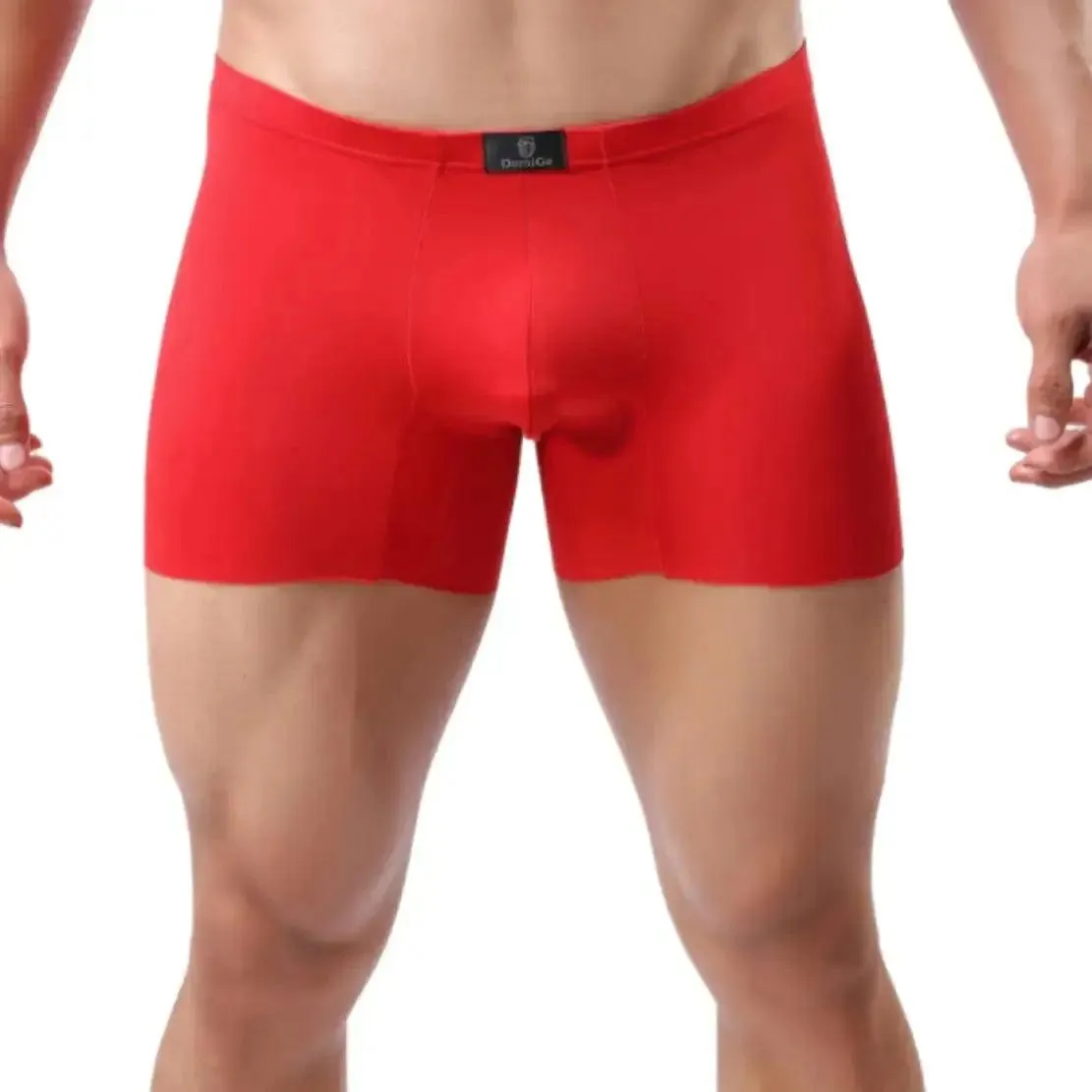 DomiGe Men's Mid-Waist Boxer Briefs Stylish Underwear for Men
