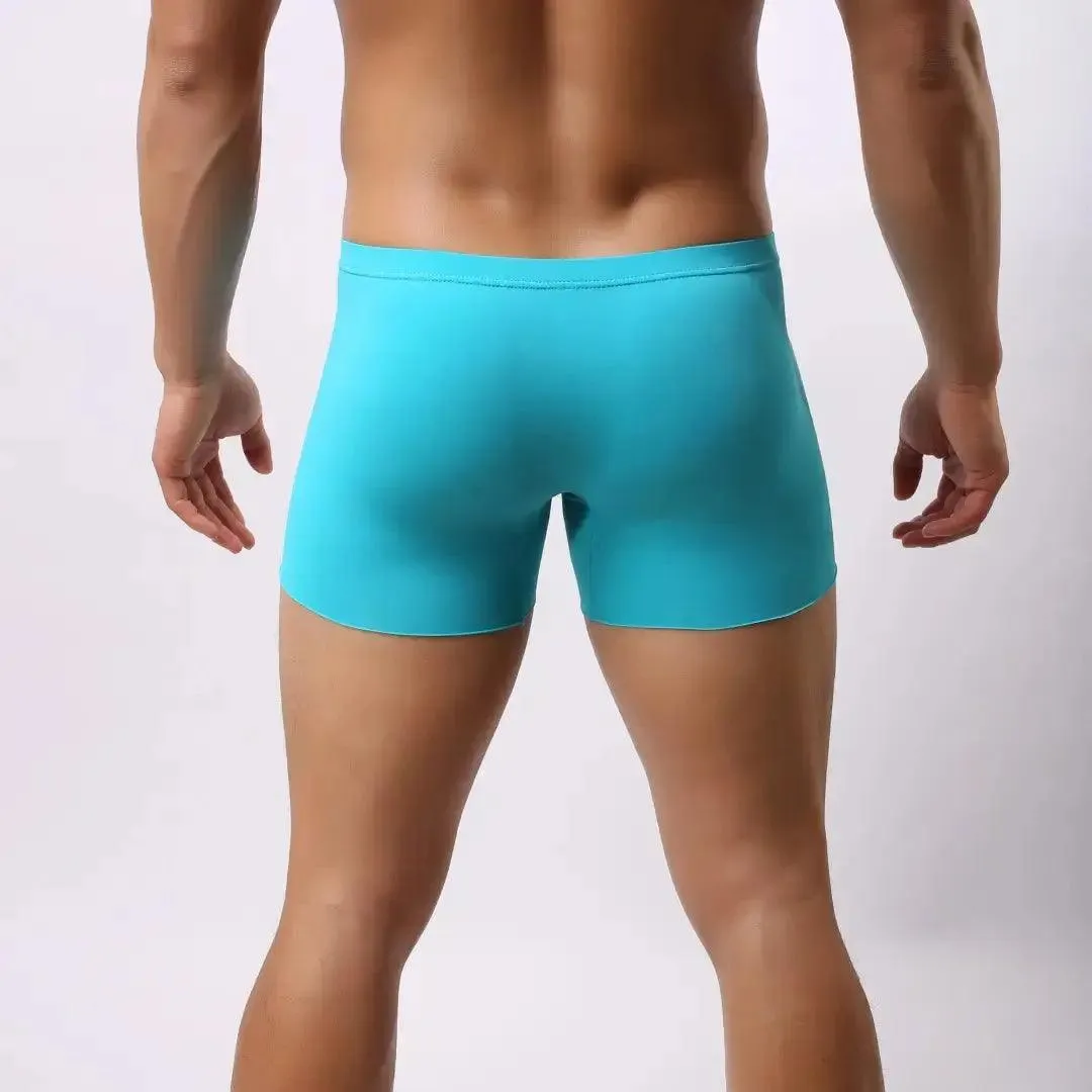 DomiGe Men's Mid-Waist Boxer Briefs Stylish Underwear for Men
