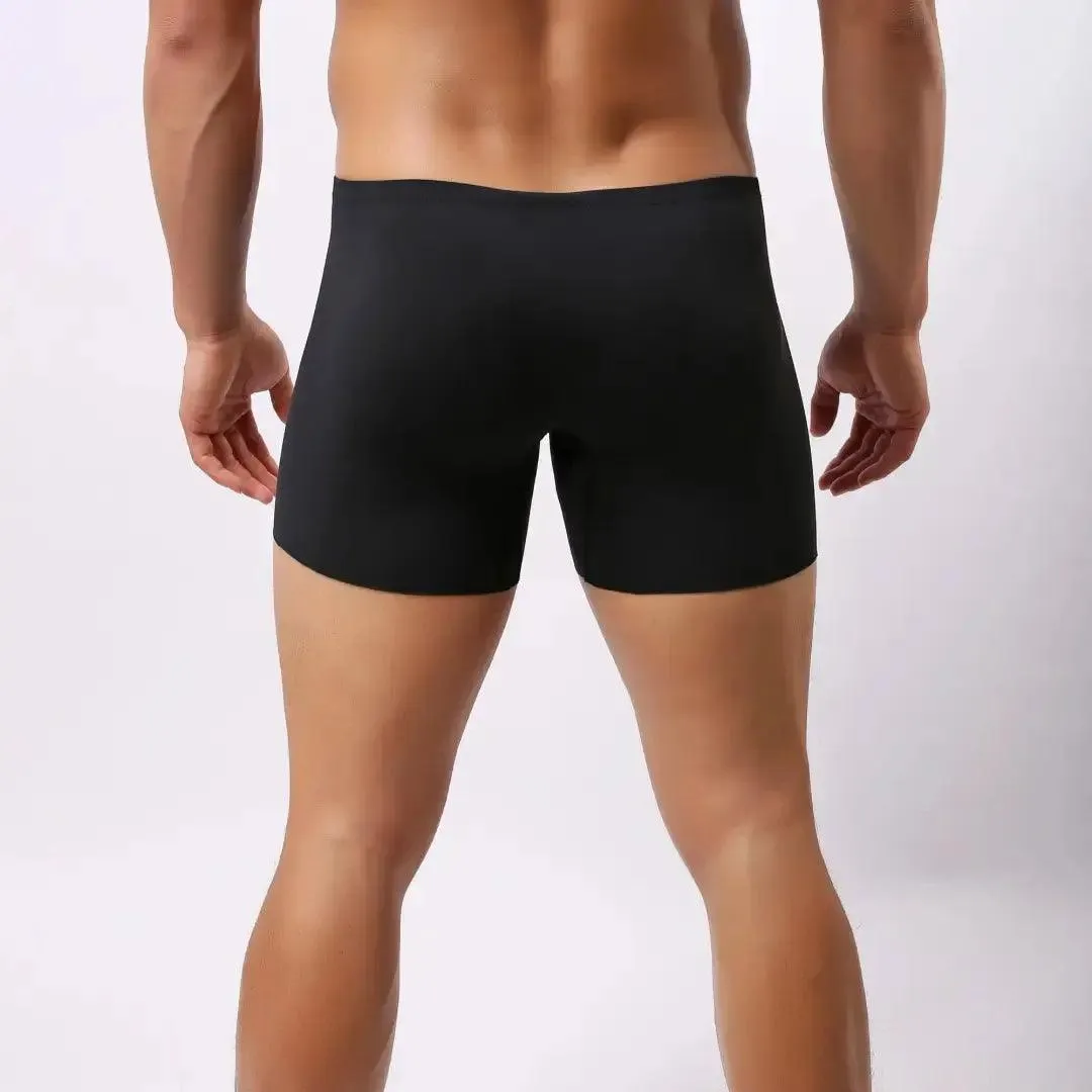 DomiGe Men's Mid-Waist Boxer Briefs Stylish Underwear for Men