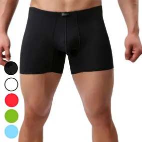 DomiGe Men's Mid-Waist Boxer Briefs Stylish Underwear for Men