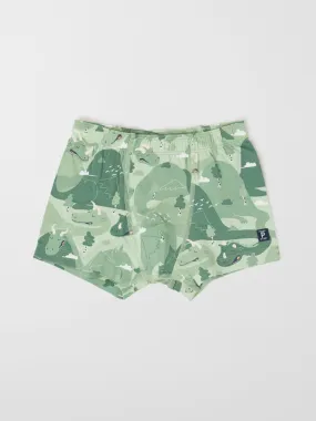 Dragon Print Boys Boxers