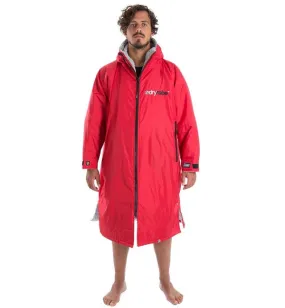Dryrobe Advance Long Sleeve Large - Red Grey