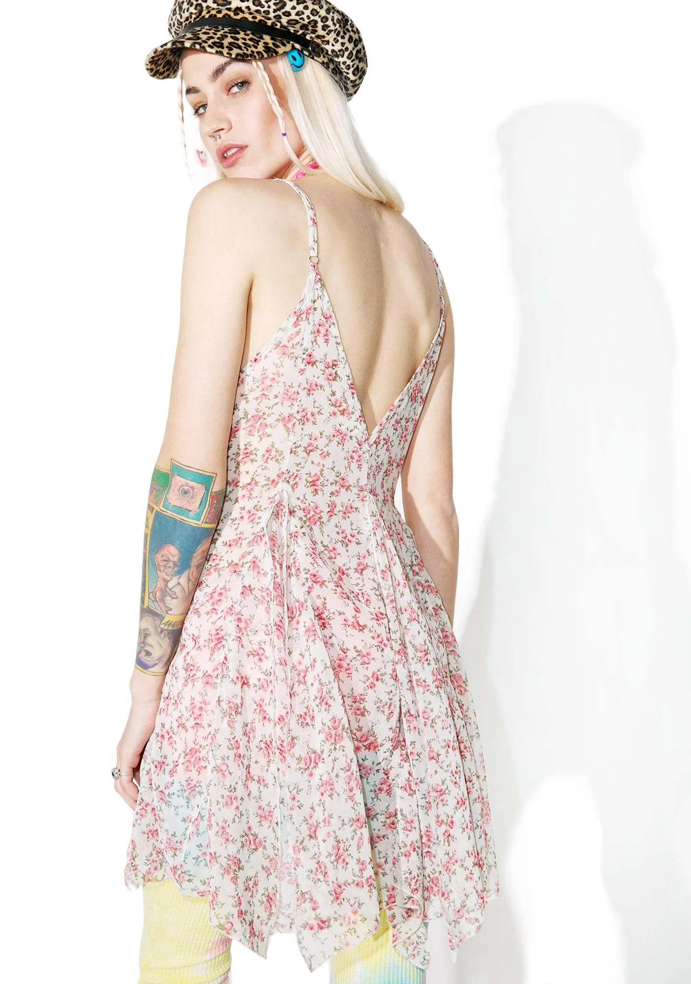 Fallin' Petals Slip Dress