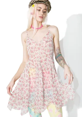 Fallin' Petals Slip Dress