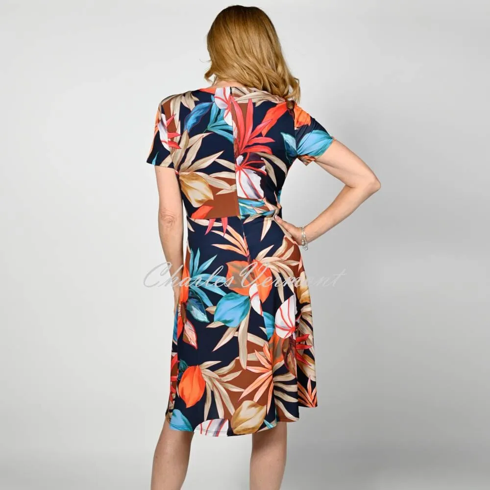Frank Lyman Tropical Print Dress - Style 236311