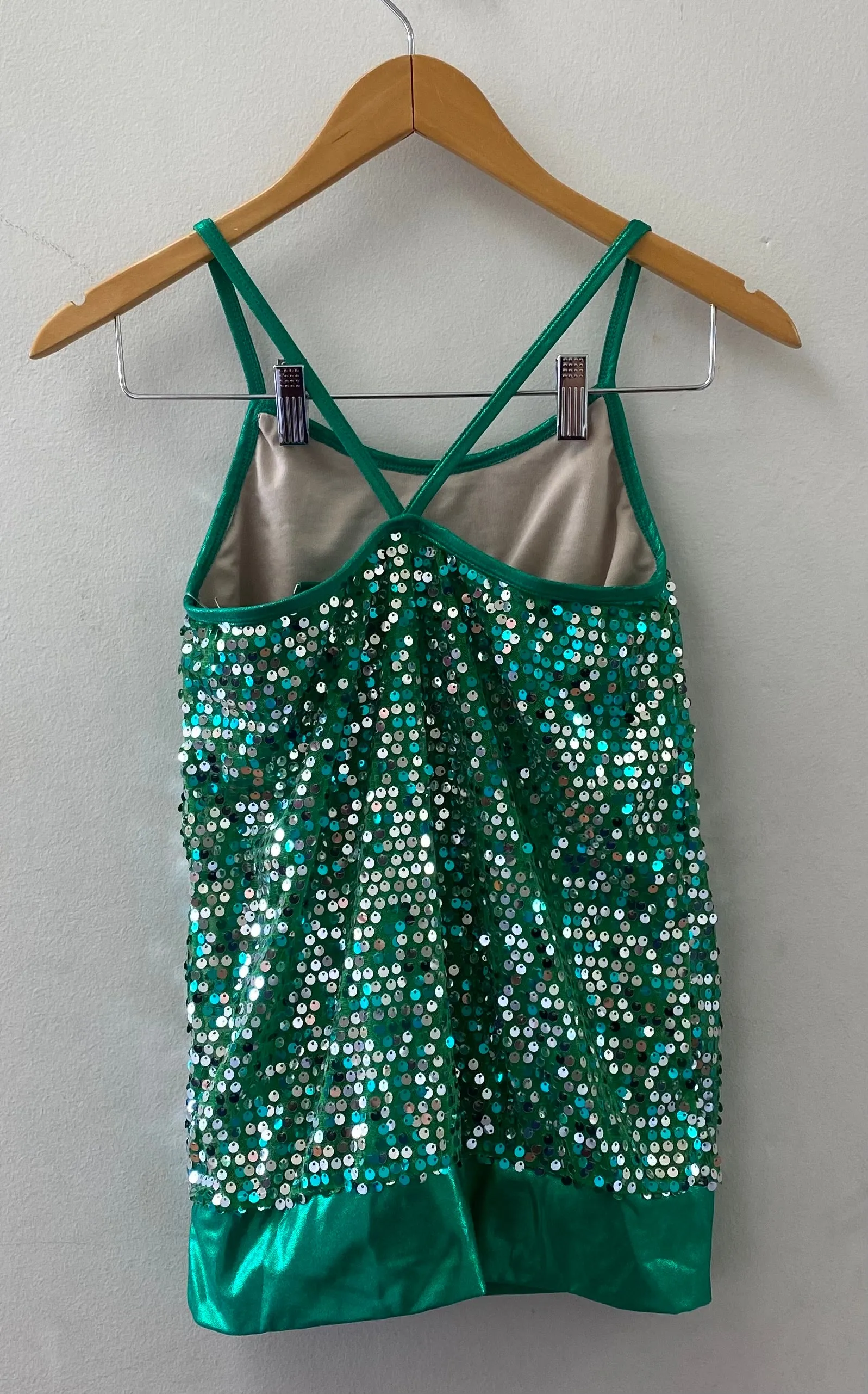 Glittery Green Dress