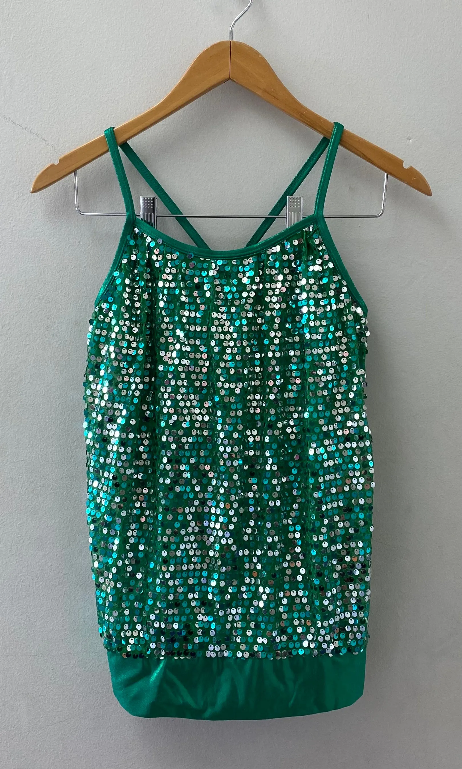 Glittery Green Dress