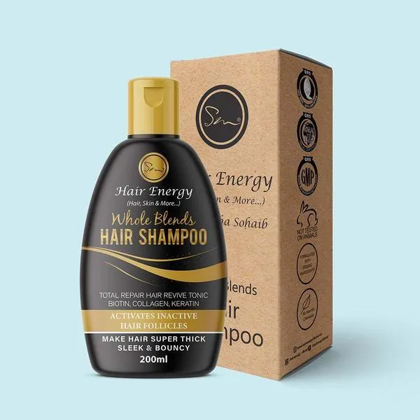 Hair Care Bundle ( Whole Blends Hair Shampoo, Whole Blends Hair Food, Luster Hair Capsule Mask )