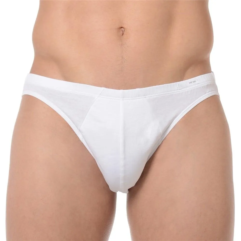 Hom Premium Cotton Comfort Micro Brief - White