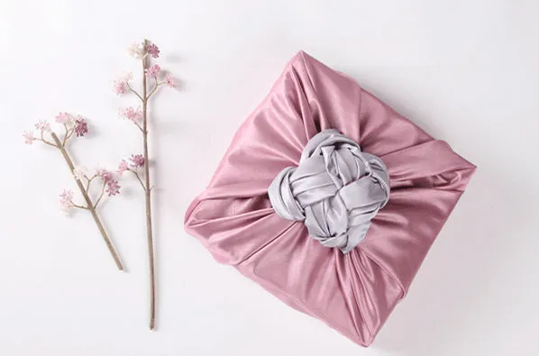 Indie Pink & Silver Double Sided Bojagi