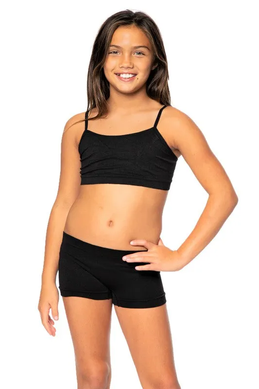 Kids Under Dress Black Shorts