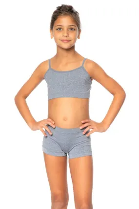 Kids Under Dress Grey Shorts