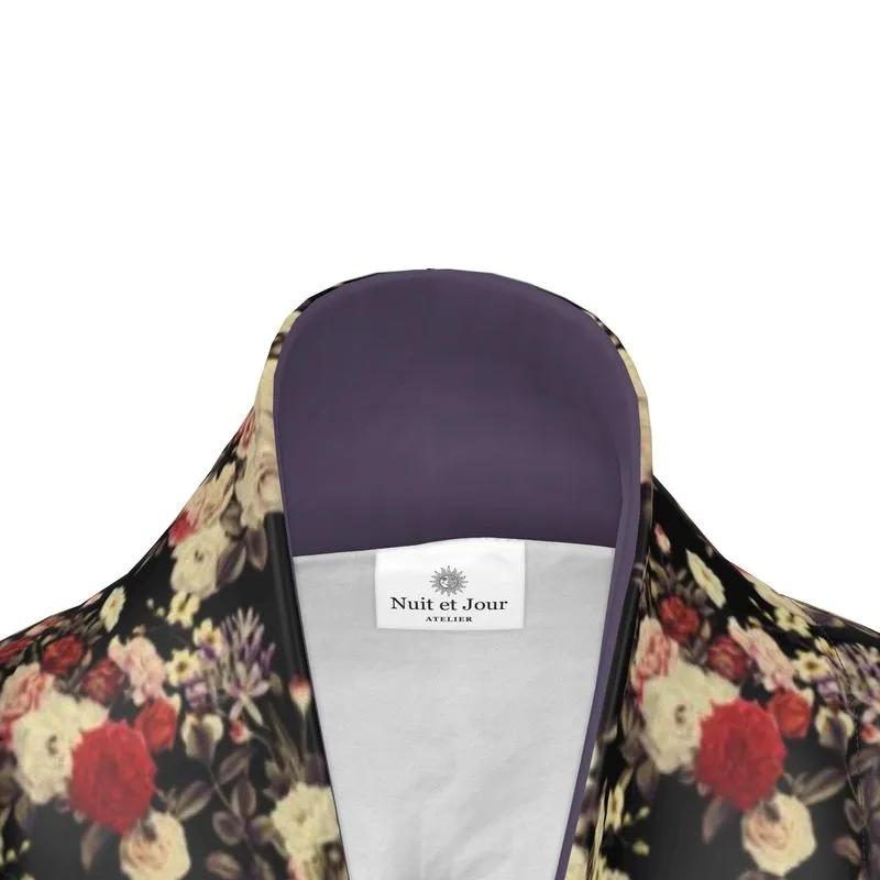 Kimono Wrap - Blooms Dark Botanicals Collection