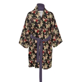 Kimono Wrap - Blooms Dark Botanicals Collection