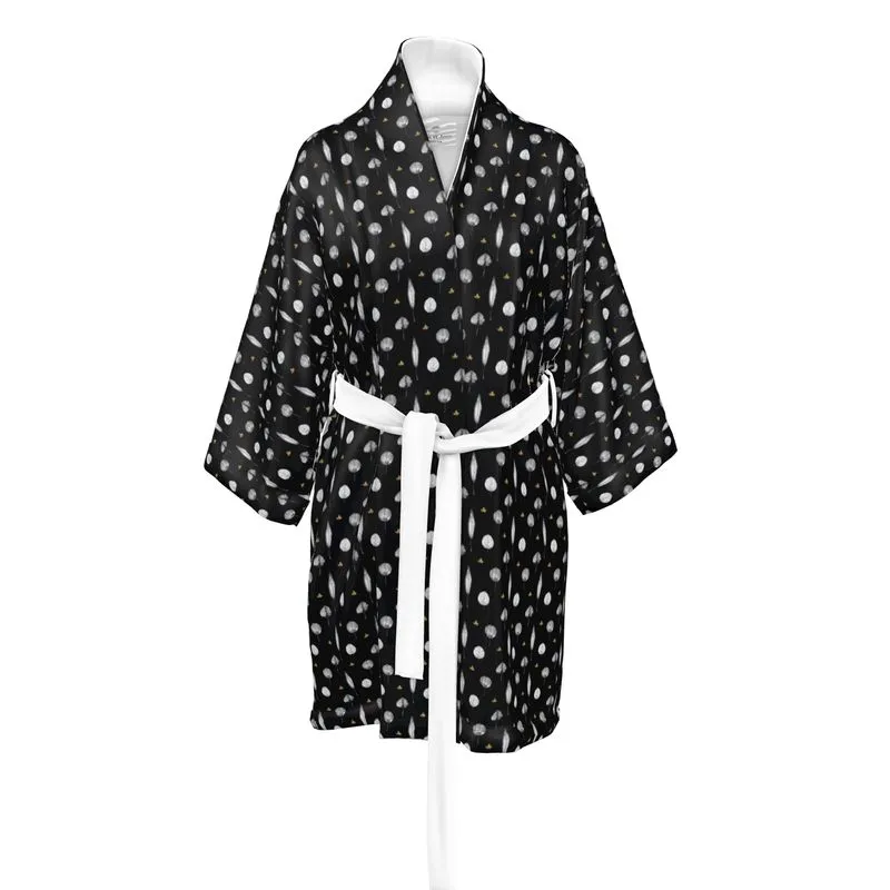 Kimono Wrap - Hibiscus Dark Botanicals Collection