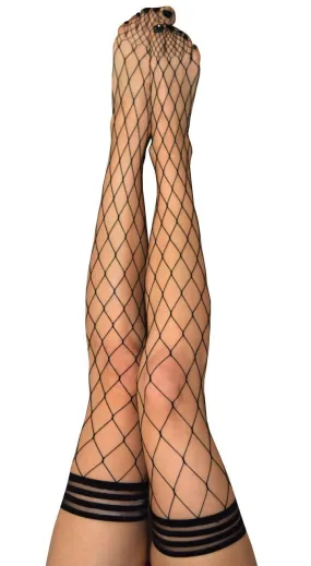 Kix’ies Michelle Fence Net Thigh Highs