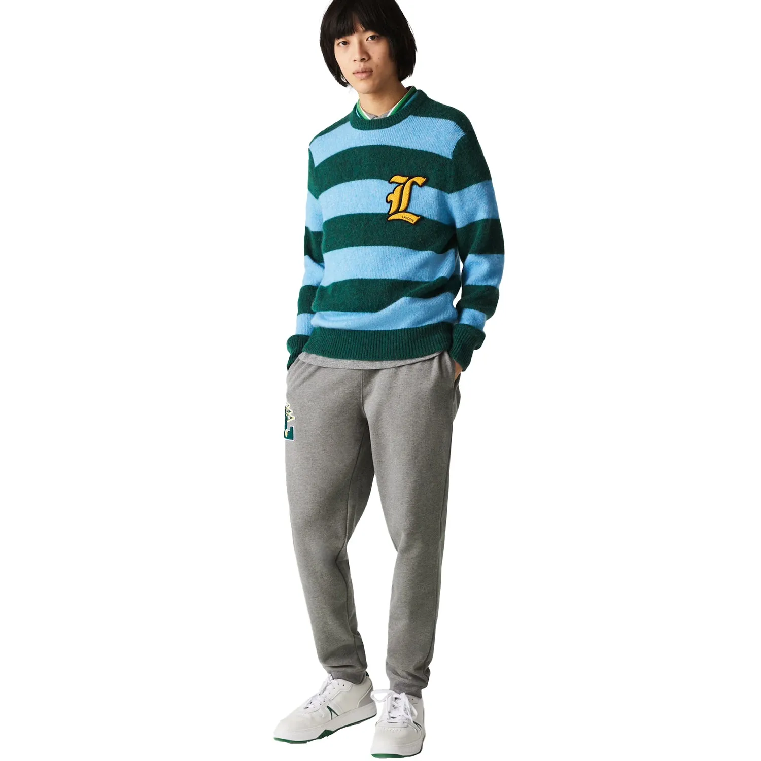 Lacoste Men's Pennants SweatPants Grey Chine