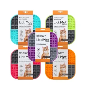 LickiMat Slomo Wet & Dry Double Slow Feeder for Cats