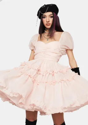 Lillia Ruffle Mini Dress