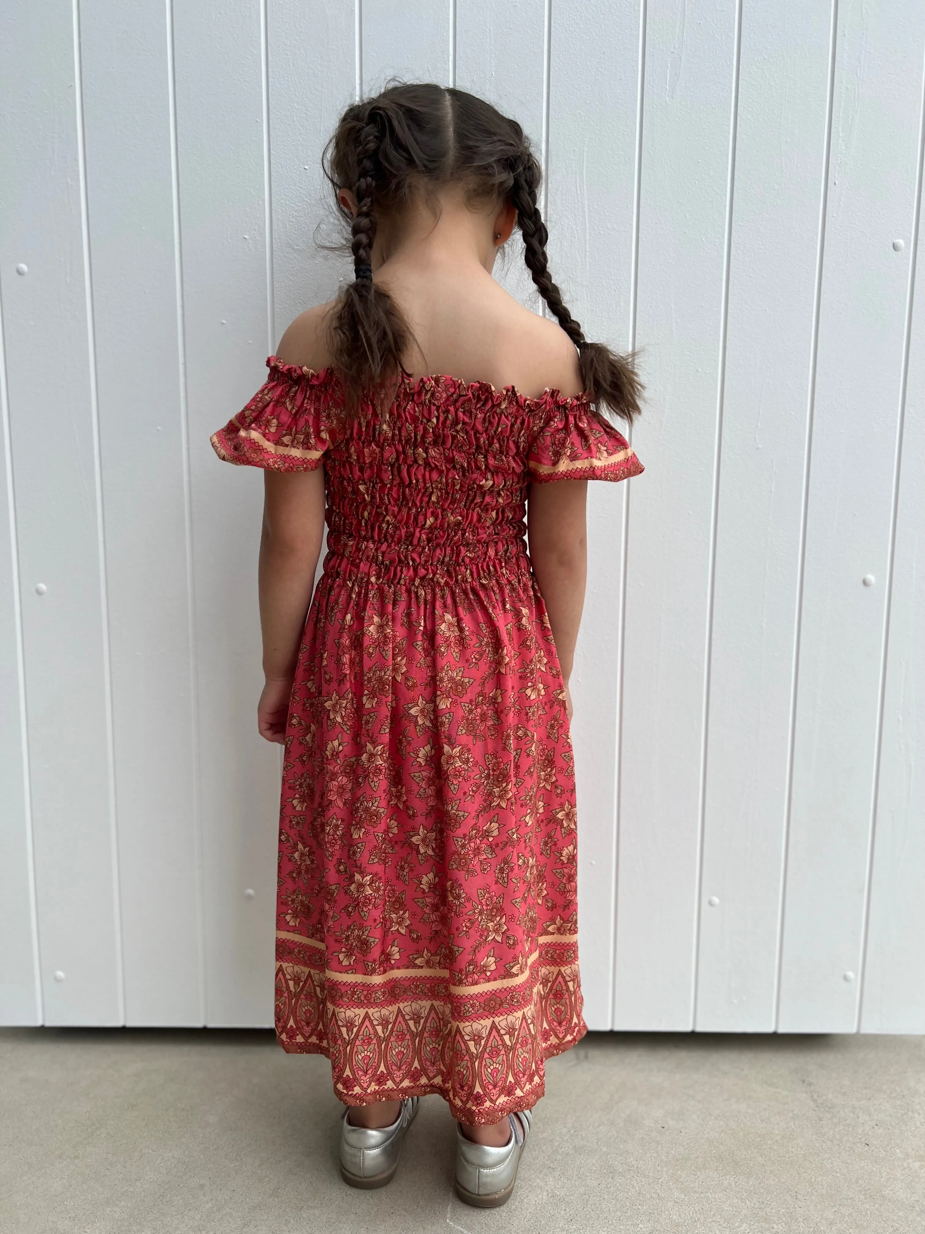 Lilly Kids Dress Coral