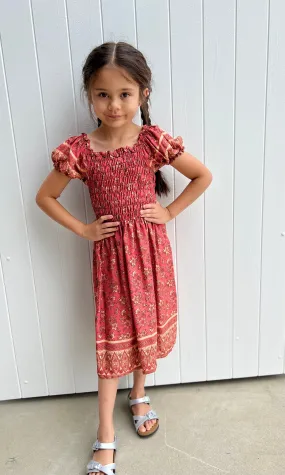 Lilly Kids Dress Coral