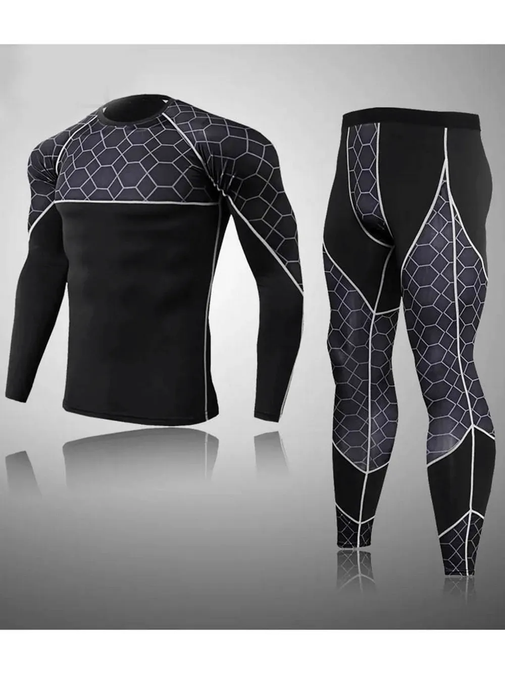 Men's Thermal Jersey and Leggings Set - SF2219