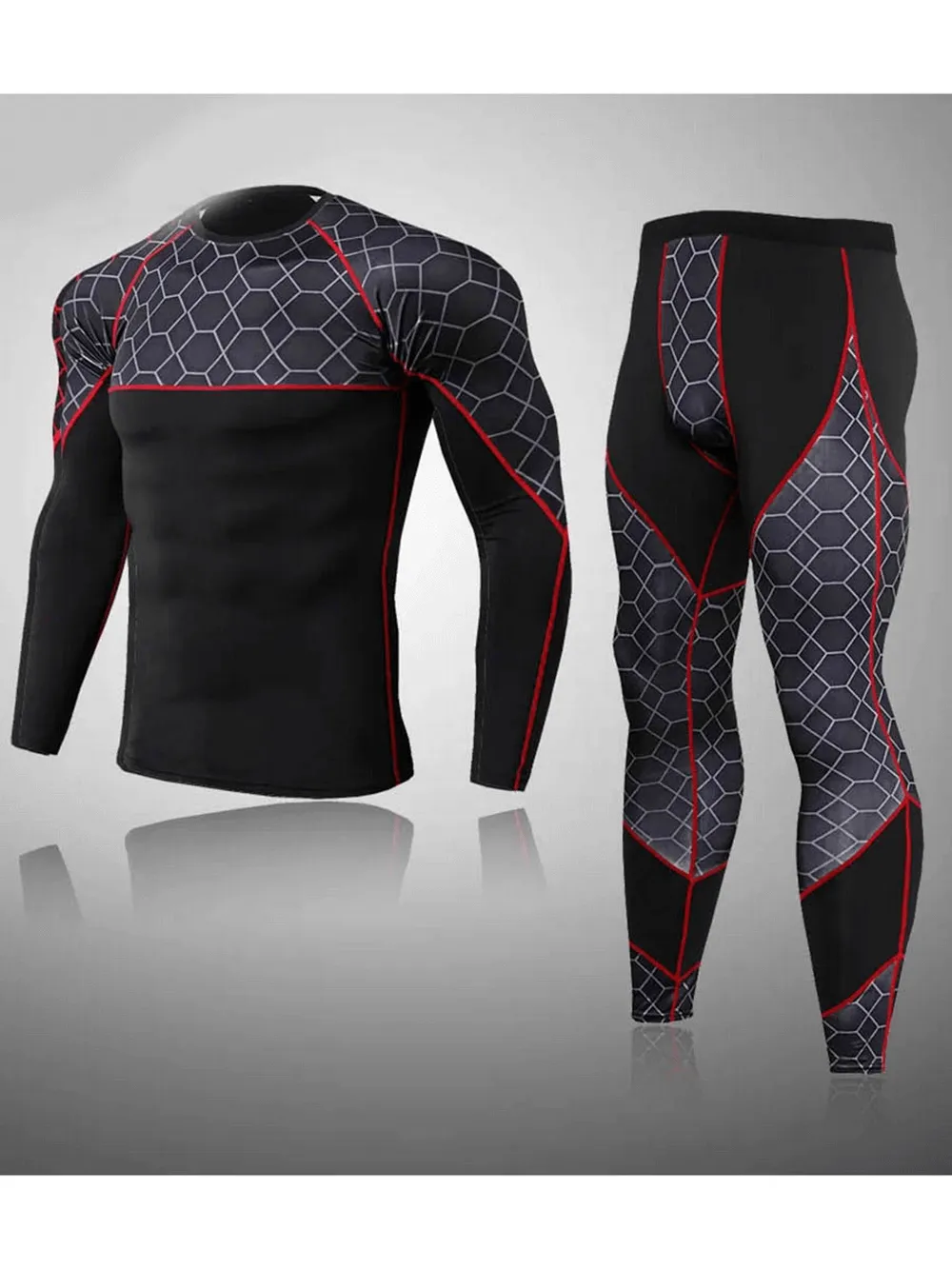 Men's Thermal Jersey and Leggings Set - SF2219