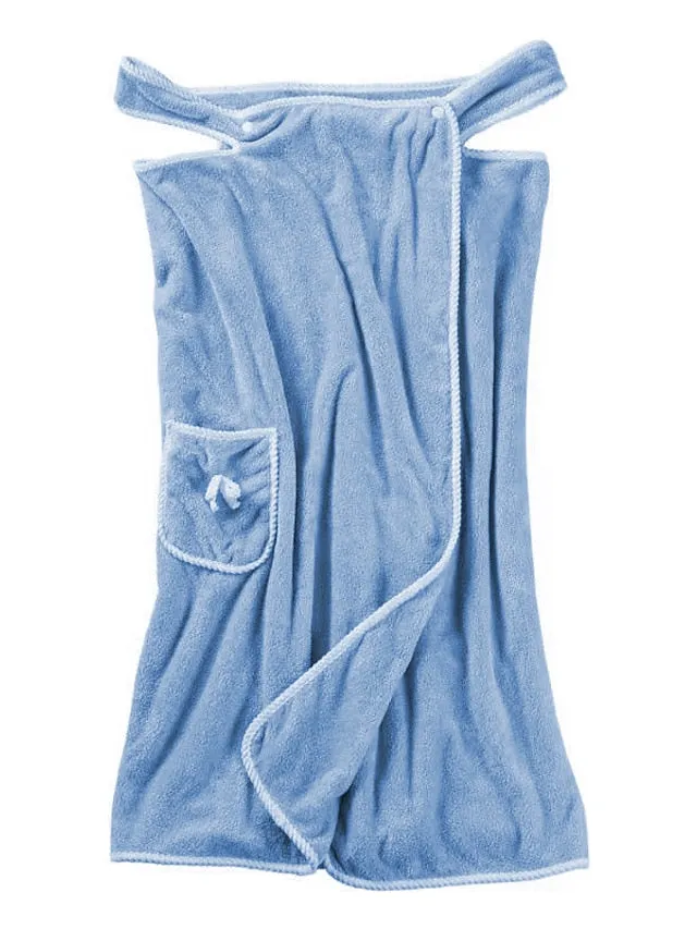 MicroFiber Wearable Bath Towel Dress Super Absorbent Home Wear Bath Skirt Bath Towel Ladies Water-Absorbent Soft Thick Wrapped Bathrobe Quick-dry